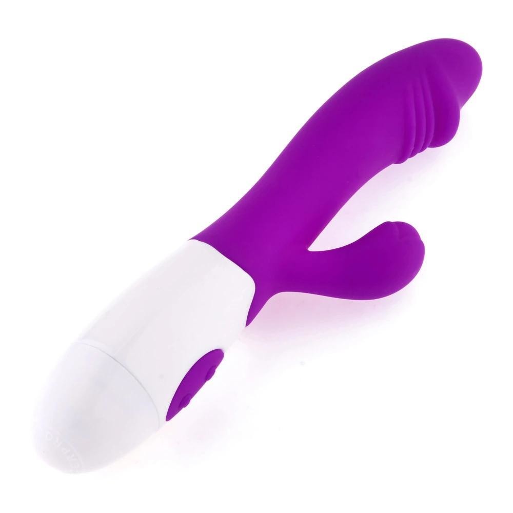 Silicone 30 Modes Ultra Tranquil G-spot Dual Vibrator Silicone 30 Modes Ultra Tranquil G-spot Dual Vibrator