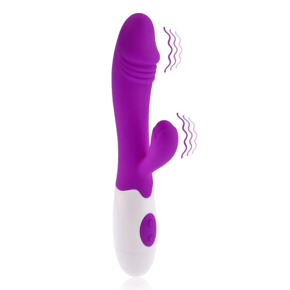 Silicone 30 Modes Ultra Tranquil G-spot Dual Vibrator Silicone 30 Modes Ultra Tranquil G-spot Dual Vibrator